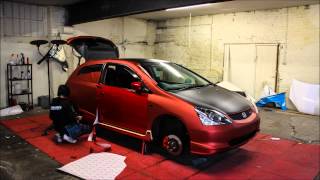 Honda Civic Type R Arlon Red Aluminium Wrap GSTARWRAPS