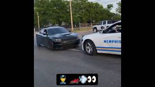 SRT Charger Blows On Memphis Police Officer