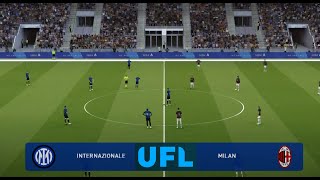 MILAN vs INTERNAZIONALE - LIVE gameplay realistic /4K