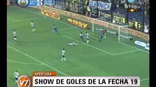 Visión Siete: Apertura: Show de goles de la fecha 19