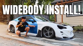 Installing a $10,000 VARIS WIDEBODY KIT on my FRS/BRZ! *It fits amazing*