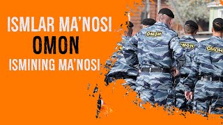 Ismlar Ma'nosi Omon Ismining manosi