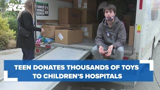 Bremerton teen collects 7,000 toys to donate to children's hospitals