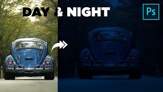 Turning Day into Night: Stunning Nighttime Effect in Photoshop CC – Step-by-Step Tutorial! 🌙✨