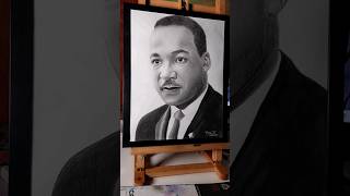 Honoring Dr Martin Luther King Jr Through Art #dessin #drawingface #portrait #NinaJo #MLK