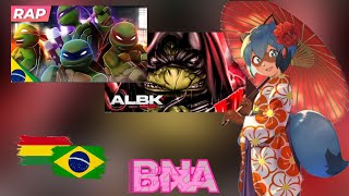 BNA React Rap do Tartaruga Ninja & Ronin | 2 em 1 - @ironmasterprod & @ALBKMUSIC (🇧🇷/🇧🇴)