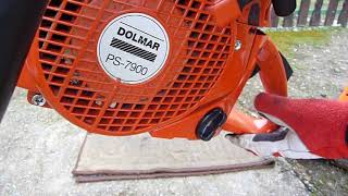 Dolmar PS7900 cold start (P1070800)