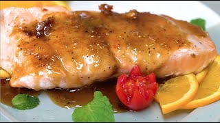 Cá hồi sốt tiêu chanh - Công thức đơn giản cho gia đình