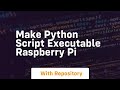 make python script executable raspberry pi