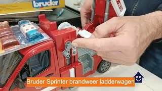 Bruder 2673 - Mercedes Benz Sprinter brandweer ladderwagen