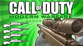 Quad Feed With Every Gun Call Of Duty Modern Warfare Remastered