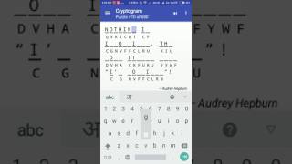 Cryptogram Puzzle #10 Android Quote Answer