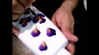 One Stroke Painting | Simple Acrylic Painting Flowers Tutorial / Step by Step DIY 🌷