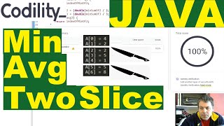 Codility MinAvgTwoSlice Java solution