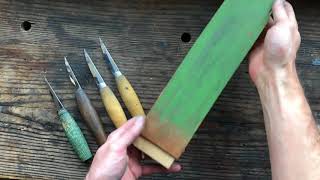 Sharpening a Sloyd knife (part 2 of 2)