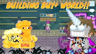 BUILDING MY NEW BUY+ WORLD!! | Growtopia