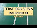 Peraturan Servis Badminton