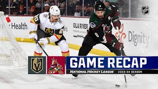 Golden Knights @ Coyotes 2/8 | NHL Highlights 2024