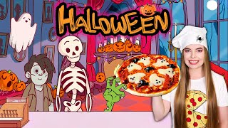 ZROBIŁAM PIZZĘ HALLOWEENOWĄ w Good Pizza Great Pizza #14 🍕🎃