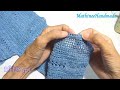 mf139 ep4 เสื้อโครเชต์ลายพื้นฐาน ถักจากแขนเสื้อ crochet summer blusa @mathineehandmade​