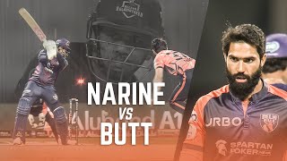 Amad Butt's 'PERFECT DELIVERY' moment vs Sunil Narine I Best moments of the Season I Abu Dhabi T10