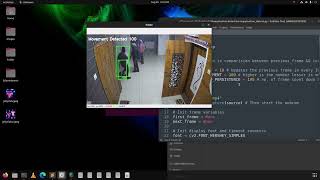 Simple motion detection using python