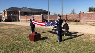 USAF Honor Guard 7 Person Cremate Sequence