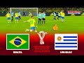 BRAZIL vs URUGUAY | FIFA World Cup 2022 Qualifier | Match PES 2021 eFootball