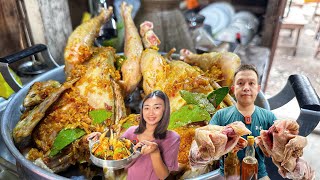 ไก่นึ่งน้ำผึ้งเดือนห้า นึ่งไก่บ้านน้ำจิ้มรสเด็ด