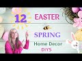 12 FAVORITE Dollar Tree EASTER SPRING HOME DECOR DIYs 🌹 BUNNY & FLOWER CRAFT DIY IDEAS TO MAKE