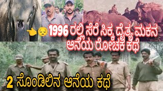 ಎರಡು ಸೊಂಡಿಲಿನ ಧೈತ್ಯ ಆನೆಯ ಕಥೆ 1996 ರಲ್ಲಿ ಬೇಲೂರಿನಲ್ಲಿ ಸೆರೆ ಸಿಕ್ಕ ದೈತ್ಯ ಮಕನ ಆನೆಯ ಕಥೆ | hassan elephants