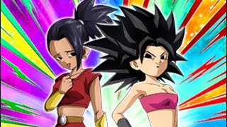 ドッカンバトル  5周年記念　55連ガチャのチケットが貯まったのでカリケル一点狙いで引いたら　神だった！！