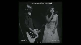 Arijit Singh and Shreya Ghoshal song -tui chunli jakhan ❤️😌|##shortvideo #arijitsingh