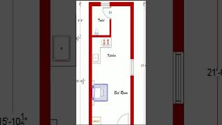 #10'3*23|1 BHK SOUTH FACING HOME PLAN AS PER VASTU|#HOUSE DESIGN IN 236 SQFT#HOUSE PLAN#VASTU PLAN##