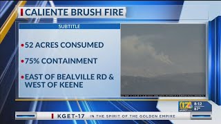 Caliente Fire burns 52 acres