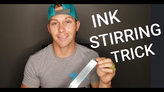 INK STIRRING TRICK | SCREEN PRINTING