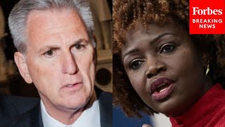 ‘Dangerous Economic Hostage Taking’: Karine Jean-Pierre Blasts Kevin McCarthy Over Debt Limit Plan