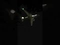 夜間 寒空のなか福岡空港へ　ana b787 8 dreamliner