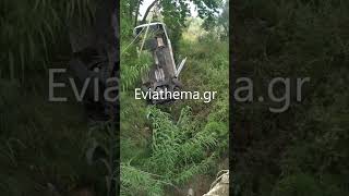 Eviathema.gr - Τροχαίο με εκτροπή οχήματος στη Βορεια Εύβοια