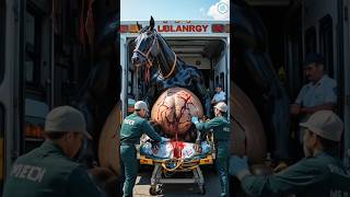 Emergency Rescue: Pregnant Black Horse in Distress #humanity #animals #horse #pets #rescueanimals