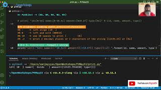 All about Python string formatting in 10 mins