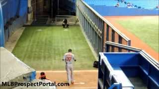 Kevin Gausman, Baltimore Orioles RHP - bullpen session