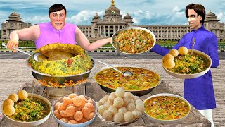 Masala Puri Chaat Bangalore Street Food Masala Pani Puri Hindi Kahani Moral Stor