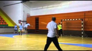Entrainement handball:montée de balle