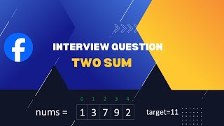 Facebook - Code-Interview - Two-Sum - Leetcode 1- HashMap - JavaScript
