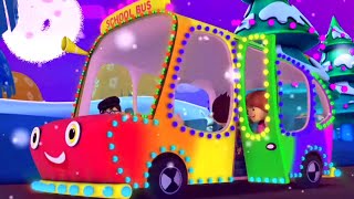 Christmas Wheels On The Bus and Vehicles Rhymes for Kids