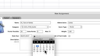 PowerSchool GradeBook - Part 1 - Creating Assignments