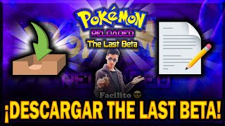 📥 Cómo DESCARGAR Pokémon Reloaded The Last Beta para PC [Ultima Versión] + Chang