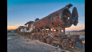 Pociągi - Cmentarzysko w Uyuni - Boliwia  TRAIN CEMETERY - UYUNI - BOLIVIA