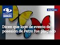 Dicen que logo de evento de posesión de Petro fue plagiado